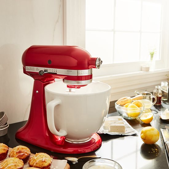 Skutella taċ-ċeramika, 4,7 L, kulur "White Chocolate" - KitchenAid