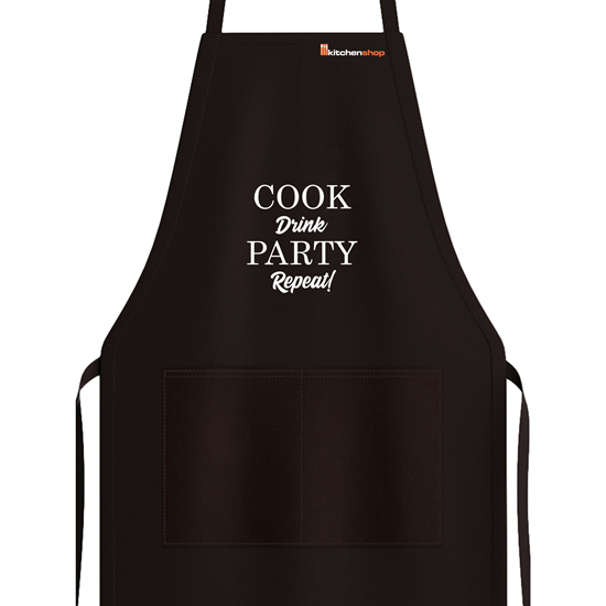 Kitchen apron “COOK Drink PARTY Repeat!”