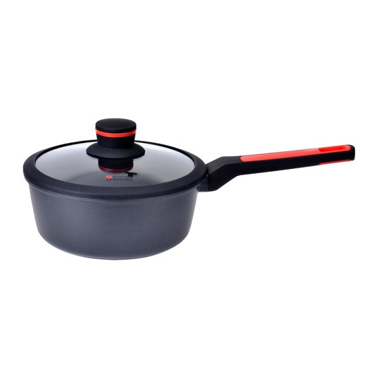 Saucepan with glass lid, aluminum, 20 cm/1,9 L, 'Noble' - Zokura