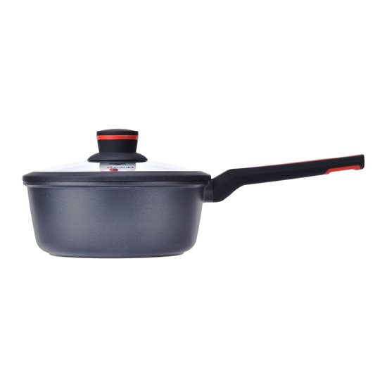 Saucepan with glass lid, aluminum, 20 cm/1,9 L, 'Noble' - Zokura