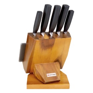 6-piece knife set, rotating holder - Zokura
