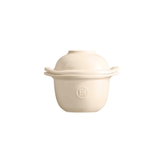 Bowl provided with egg holder, ceramic, 11 cm, Clay - Emile Henry