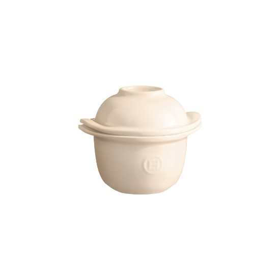 Bowl provided with egg holder, ceramic, 11 cm, Clay - Emile Henry