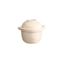 Bowl provided with egg holder, ceramic, 11 cm, Clay - Emile Henry