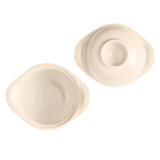 Bowl provided with egg holder, ceramic, 11 cm, Clay - Emile Henry