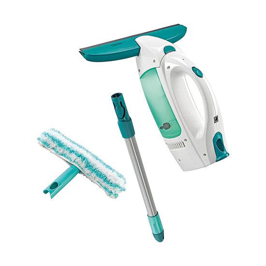 Dry&Clean vacuum cleaner set for windows, with wiper and handle - Leifheit
