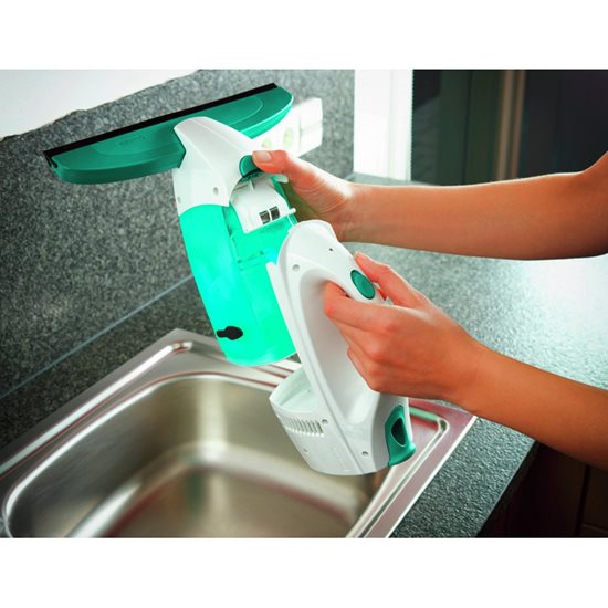 Dry&Clean dammsugarset för fönster, med torkare och handtag - Leifheit