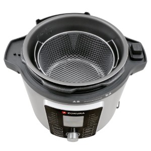 2-in-1-Mehrzweck-Elektro-Schnellkochtopf, 5,6 l, 1500 W – Zokura