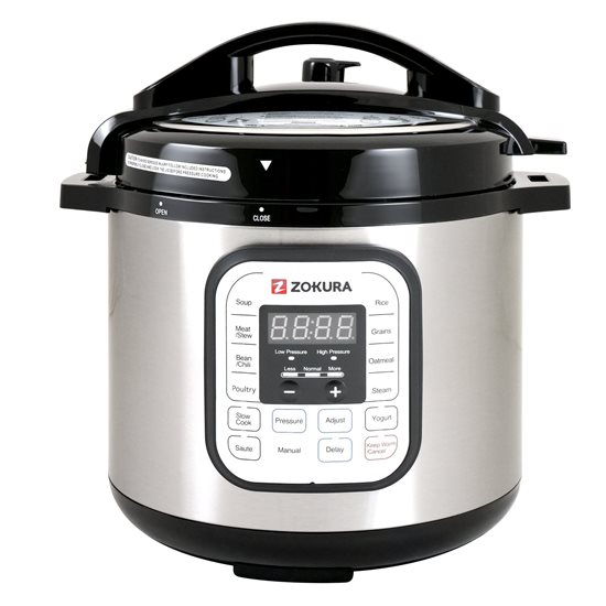 Multipurpose electric pressure cooker, 5.6 L, 1000 W - Zokura