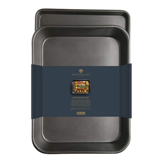 Sada 2 plechů do trouby, uhlíková ocel, "MasterClass" - od Kitchen Craft