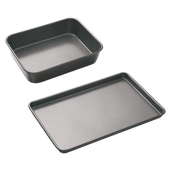 Conjunto de tabuleiros para o forno, aço carbono - por Kitchen Craft