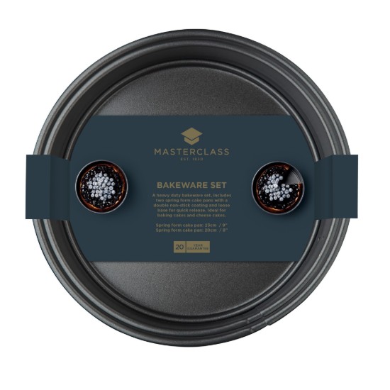 Set 2 okroglih pekačev za torte, jeklo - Kitchen Craft
