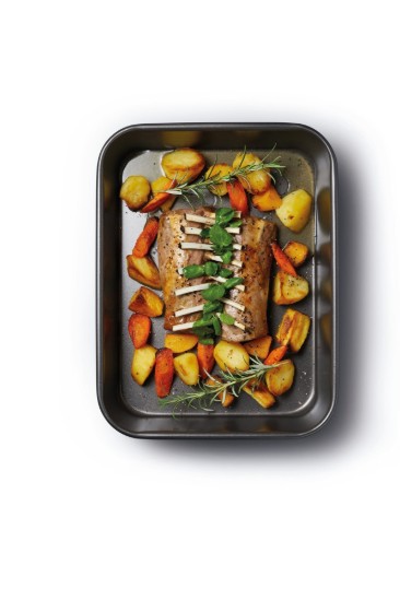 Komplet 2 pekačev za pečico, ogljikovo jeklo, “MasterClass” - Kitchen Craft