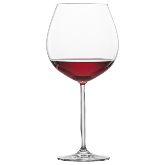 Zestaw kieliszków do wina burgundowy, 6-częściowy, szkło kryształowe, 840 ml, „Diva” - Schott Zwiesel