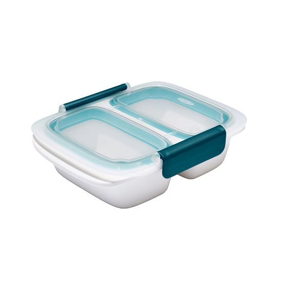 Recipiente de alimentos dividido Prep & Go com 2 compartimentos - OXO