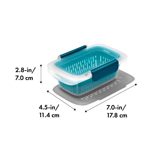 Pojemnik na żywność Prep & Go z durszlakiem, 17,8 x 11,4 cm, plastik - OXO