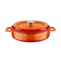 Casserole, Fonte, 28 Cm / 3,5 L, "Trendy", Couleur Orange - Lava-image