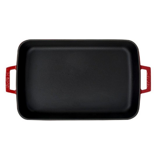 Cast iron tray, 39 x 25 cm, Red - LAVA