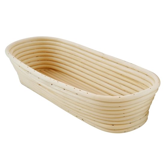 Ovalna košara za dizanje tijesta, 35 x 14 cm, ratan - Zokura
