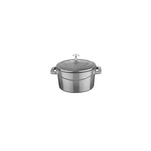 Saucepan, "Folk" range, cast iron, 10 cm, gray - LAVA brand