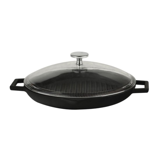 Grillpann, malmist, kaanega, 30 cm - LAVA