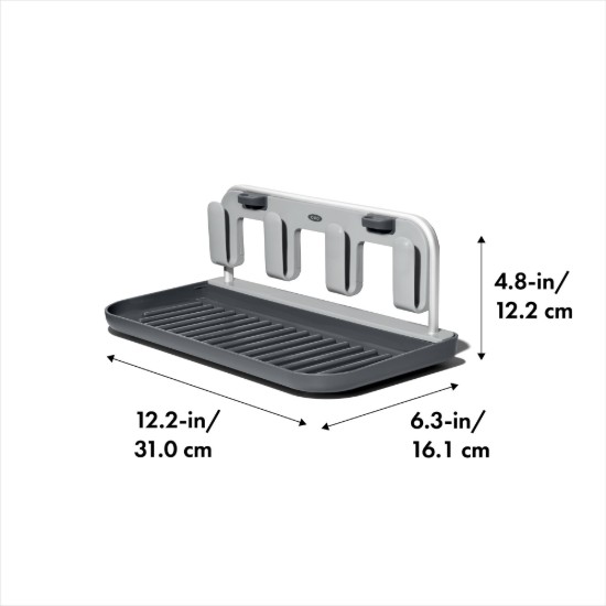 Bottle drying rack, 31 x 16 x 12.2 cm, aluminum - OXO