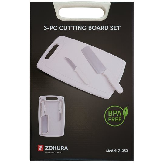 3-piece cutting board set for picnic - Zokura