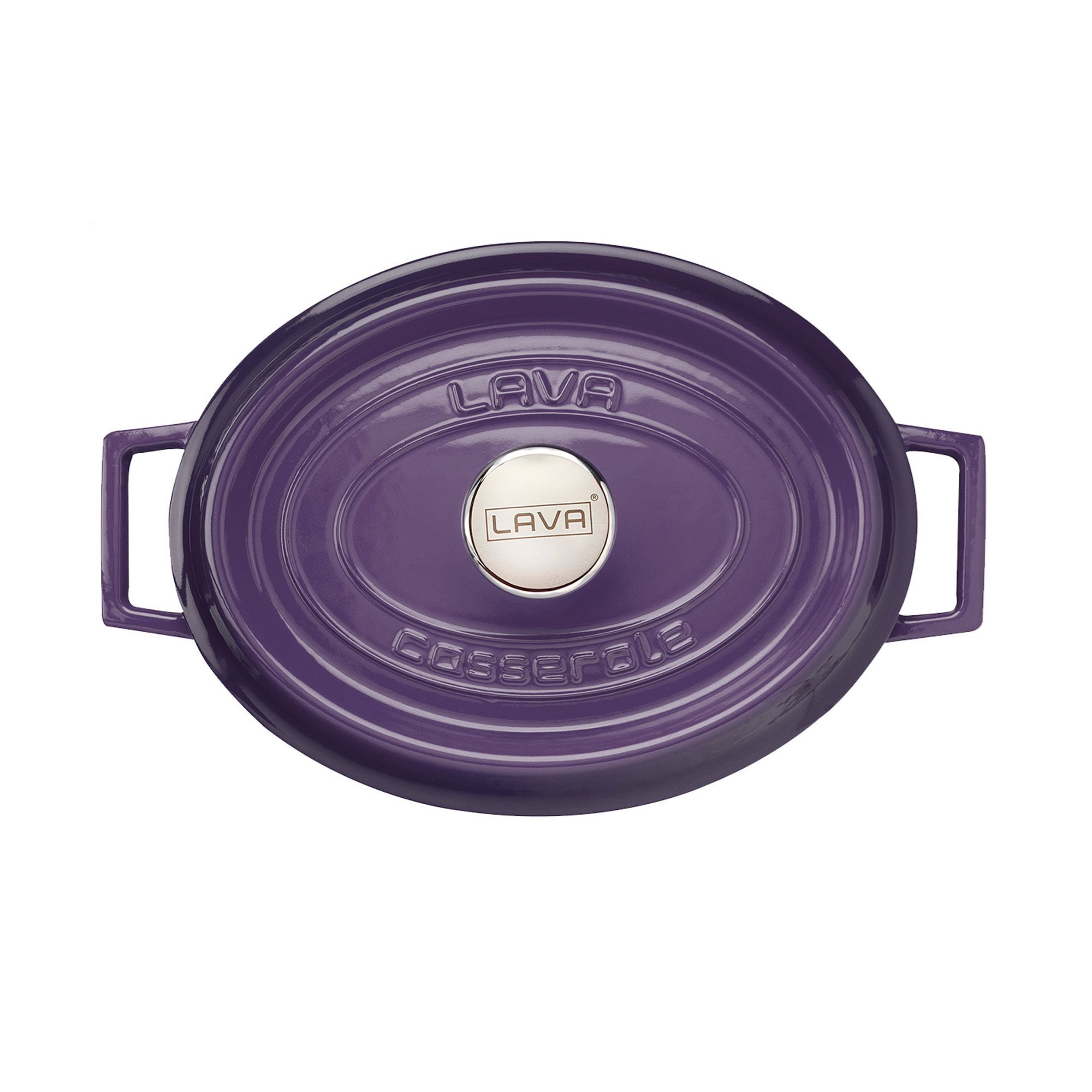 Cacerola, hierro fundido, 28 cm / 3,5 l, Trendy, violeta - LAVA