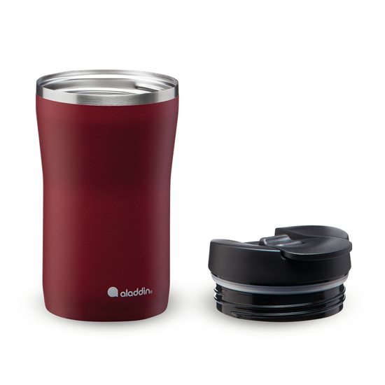 "Cafe Thermavac" thermo-insulated mug, 250 ml, <<Burgundy Red>> - Aladdin