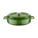 Cacerola, Hierro Fundido, 28 Cm / 3,5 L, Gama "Trendy", Verde - Marca-image