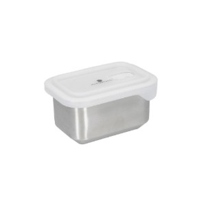 Roestvrijstalen voedselcontainer, 11 × 15 × 9 cm, MasterClass assortiment – made by Kitchen Craft