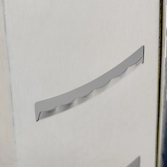 6-seitige Reibe und Auffangwanne, 23 cm, Edelstahl - Zokura