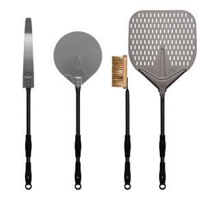 Conjunto de 4 utensílios para pizza, com cabos extensíveis - Alfa
