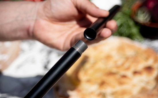 Conjunto de 4 utensílios para pizza, com cabos extensíveis - Alfa