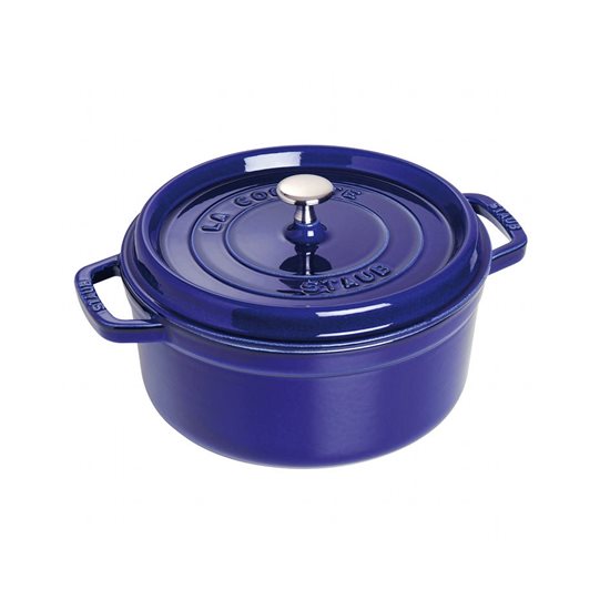 Pota cócaireachta Cocotte, iarann teilgthe, 26cm / 5,2L, Dark Blue - Staub