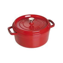 Cast iron Cocotte cooking pot, 26 cm/5.2 l "Cherry" - Staub