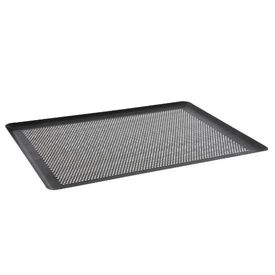 Baking tray with perforations, 40 x 30 cm, aluminum - "de Buyer" brand
