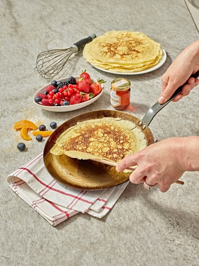 Crêpe pan, steel, 26 cm, "Mineral B" - de Buyer