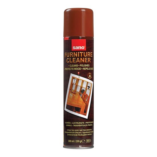 Sprej za čiščenje pohištva, 300 ml, "Furniture Aerosol" - Sano