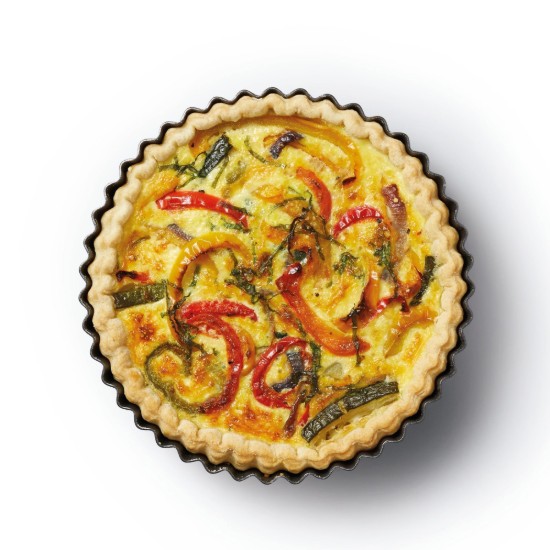 Molde para tartas, 28 cm, acero al carbono - Kitchen Craft