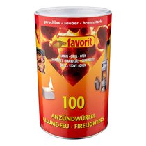 Kerosene-fuelled cubes for firelighting, 100-piece pack