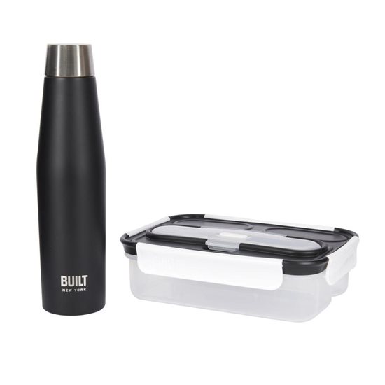 Set comhdhéanta de bhuidéal uisce Apex, 540 ml agus bosca lóin Bento, 1 l - Built