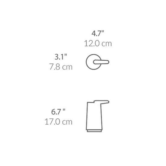 Senzorska črpalka za penasto milo, 295 ml, Brushed - simplehuman
