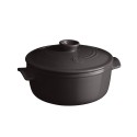 Keraaminen keittoastia, 28cm/5,3L, Charcoal - Emile Henry