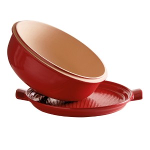 Set per cuocere il pane, ceramica, 28,5cm, Burgundy - Emile Henry
