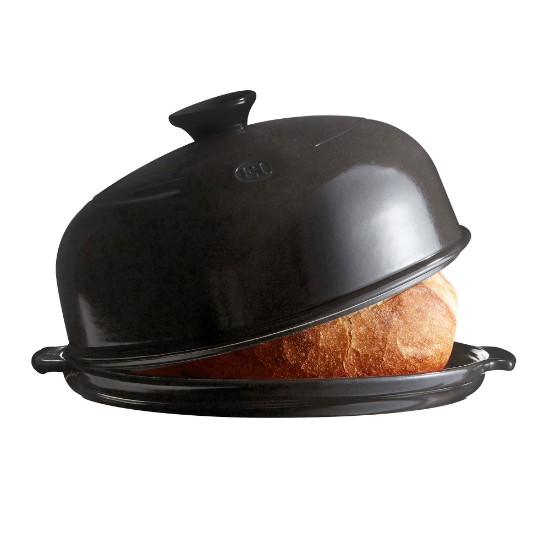 Bread baking set, ceramic, 28.5 cm, Charcoal - Emile Henry