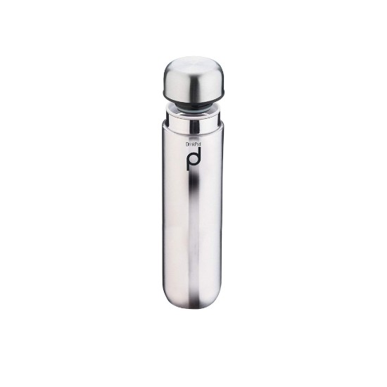 "DrinkPod" thermally insulating bottle made of stainless steel, 300 ml, Silver colour - Grunwerg