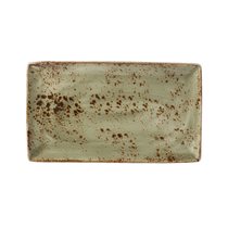 Rectangular platter Three, 33 × 19 cm, "Craft Green" - Steelite