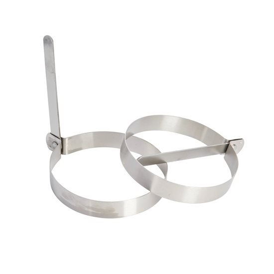 2-piece egg ring set, stainless steel, 8.5 cm - Kitchen Craft