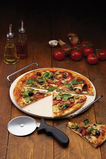 Pizza készítő és tálaló készlet, 32 cm, kerámia - Kitchen Craft